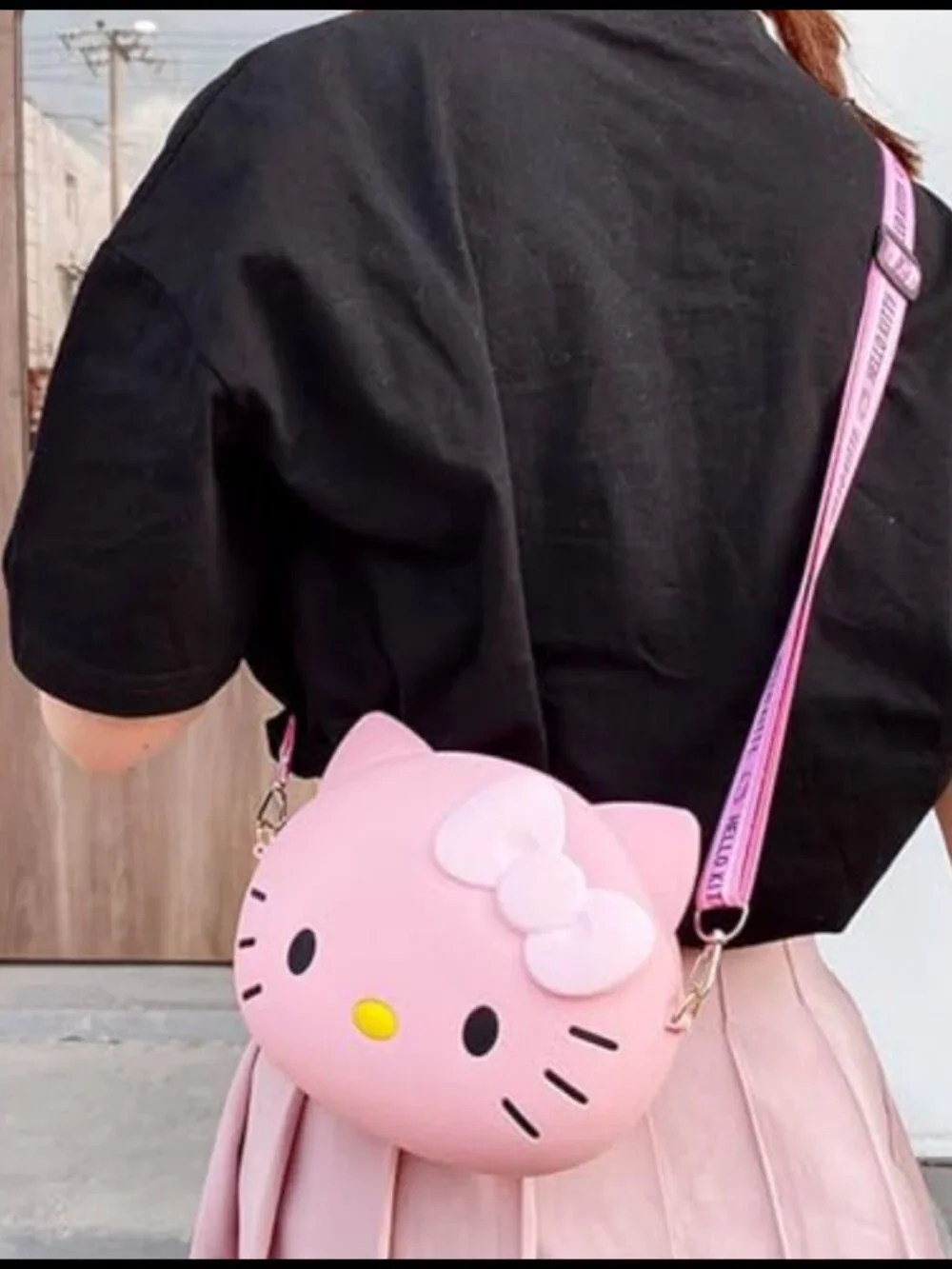 Soft Silicone Coin Purse Crossbody Bag with Adjustable Strap
